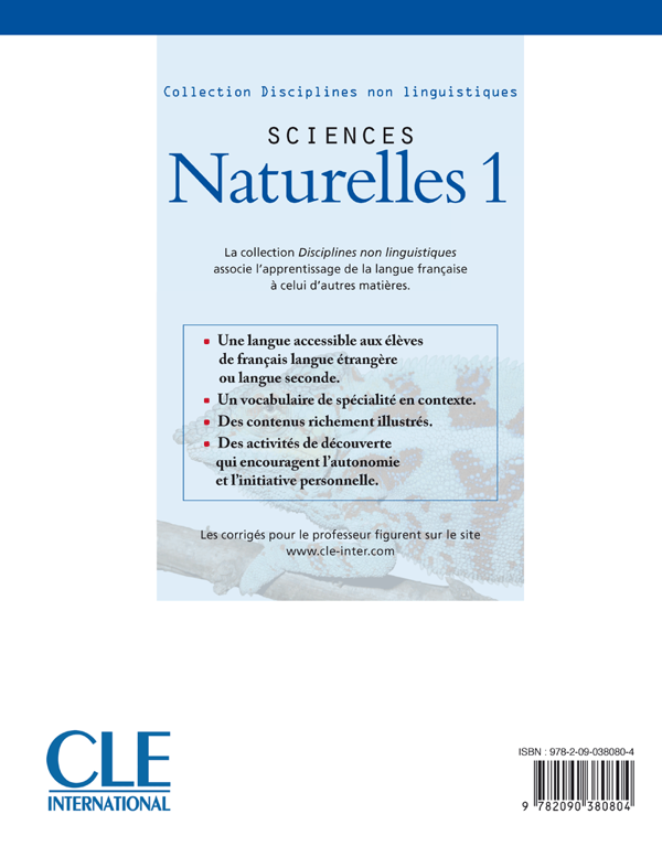 Паперова книга «Sciences Naturelles 1» - фото №1