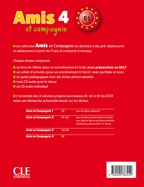 Бумажная книга «Amis et Compagnie: Cahier d'Activites 4», автор Колетт Самсон - фото №1