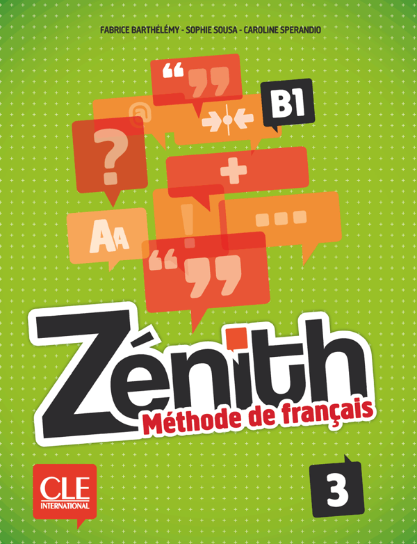 Паперова книга «Zenith: Livre De L'eleve 3 », автор Фабріс Бартелемі - фото №1