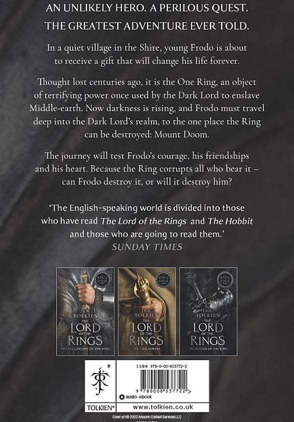 Бумажная книга «The Fellowship of the Ring», автор Джон Р. Р. Толкин - фото №1