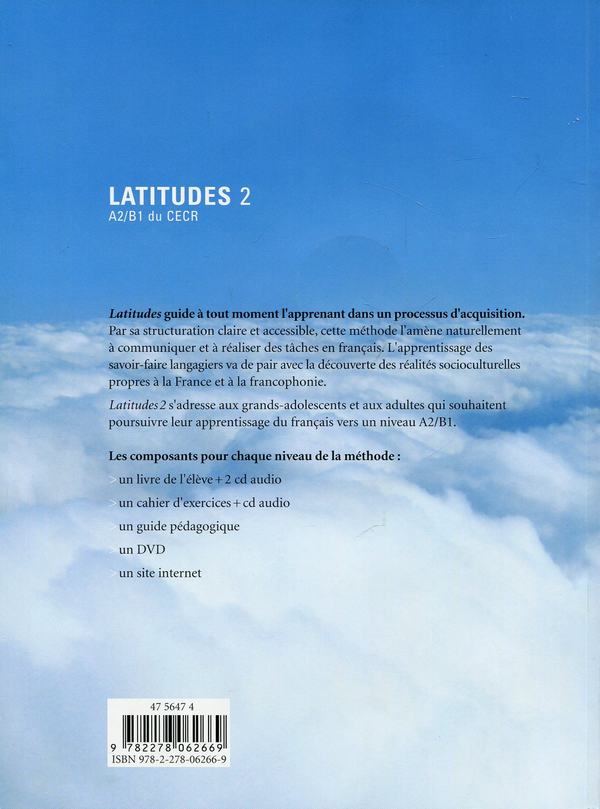 [object Object] «Latitudes 2 Cahier d'exercices (+CD audio)», авторів Ив Луазо, Режин Мер'є, Еммануель Лін - фото №2 - мініатюра