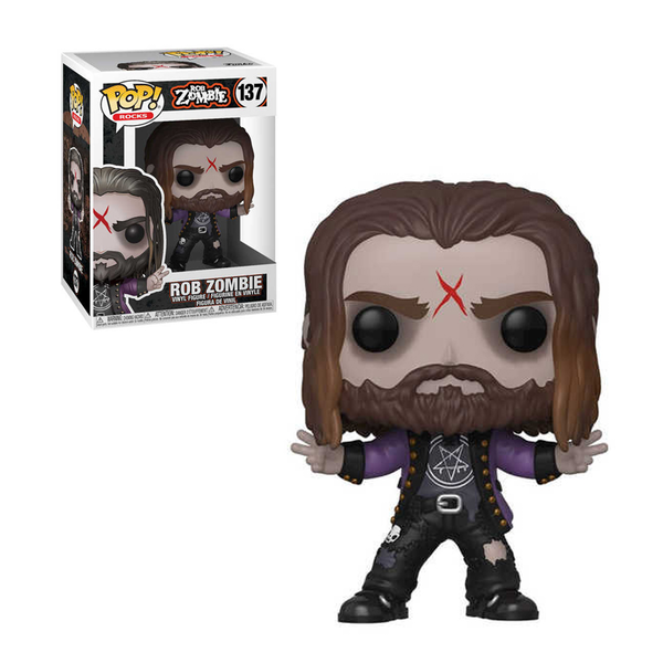  «Коллекционная фигурка Funko Pop! Rocks Rob Zombie (41955)», бренда Funko - фото №1
