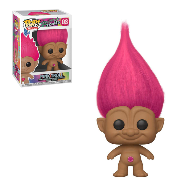  «Коллекционная фигурка Funko Pop! Trolls Pink Troll (44605)», бренда Funko Pop - фото №1