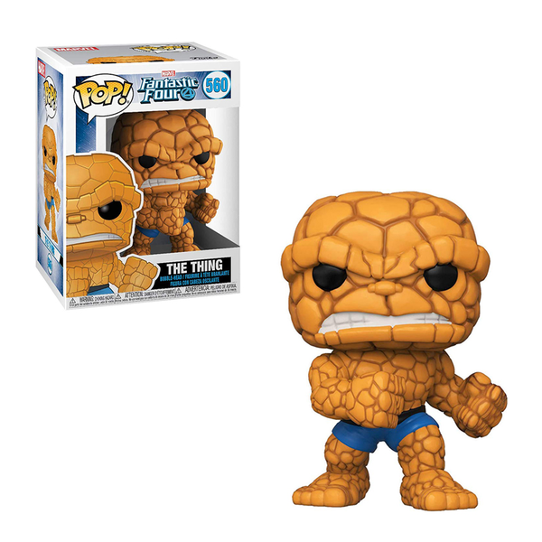  «Коллекционная фигурка Funko Pop! Fantastic Four The Thing (44988)», бренда Funko Pop - фото №1