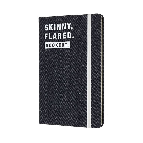  «Блокнот Moleskine Denim Skinny средний черный (LCDNQP060S)», бренда Moleskine - фото №1