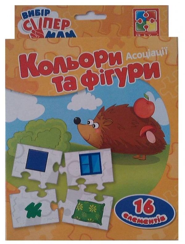  «Игра Vladi Toys Ассоциации Цвета и фигуры (VT1901-08)», бренда VladiToys - фото №1