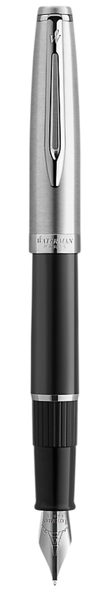  «Ручка перьевая Waterman Embleme Black CT FP F (13 500)», бренда Waterman - фото №1