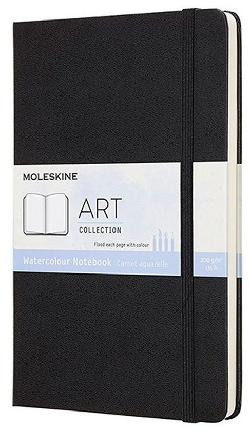  «Блокнот Moleskine Art Акварель Черный (ARTQP084)», бренда Moleskine - фото №1