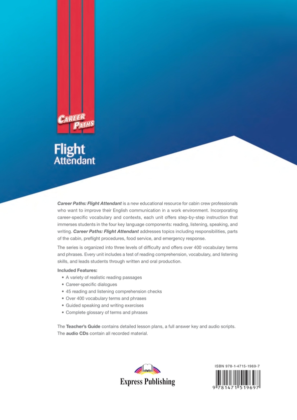 Бумажная книга «Career Paths. Flight Attendant. Student's Book (with Digibooks App)», авторов Вирджиния Эванс, Дженни Дули - фото №1