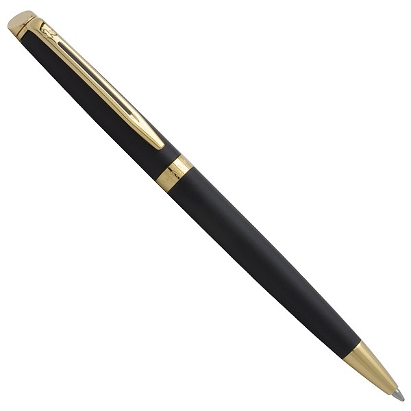  «Шариковая ручка Waterman Hemisphere Matt Black GT (22 003)», бренда Waterman - фото №1