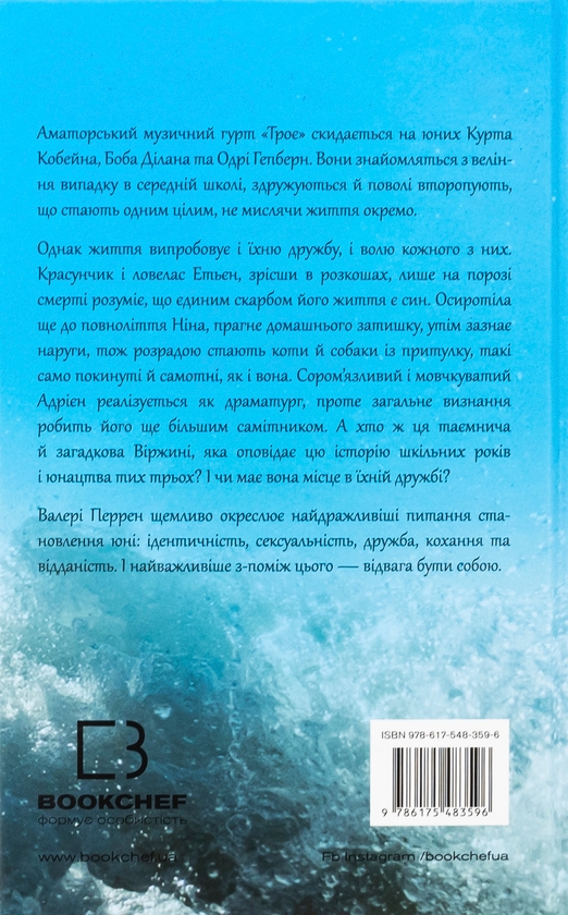Бумажная книга «Троє», автор Валери Перрен - фото №1