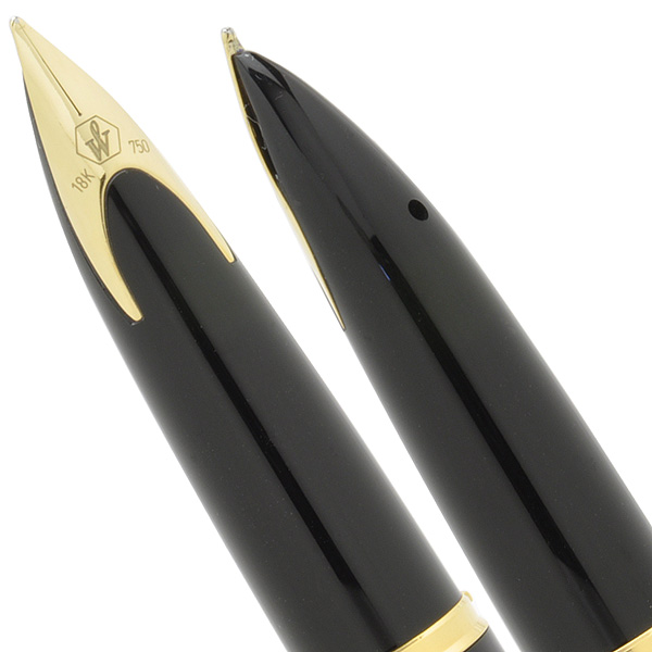  «Перова ручка WATERMAN DeLuxe Black Silver (11 200)», бренду Waterman - фото №1