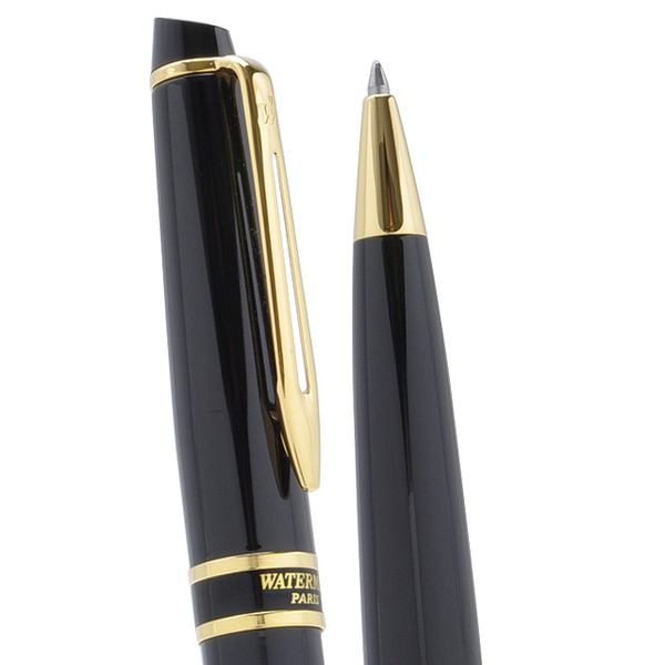 «Кулькова ручка Waterman Expert Lacquer Black GT (20 021)», бренду Waterman - фото №1