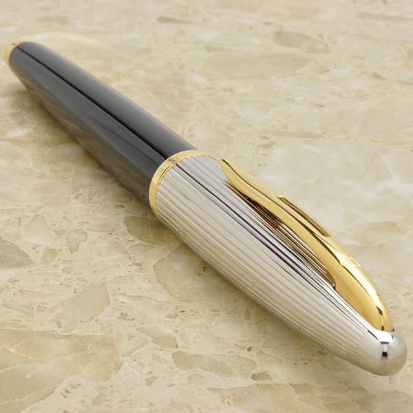  «Перова ручка WATERMAN DeLuxe Black Silver (11 200)», бренду Waterman - фото №1