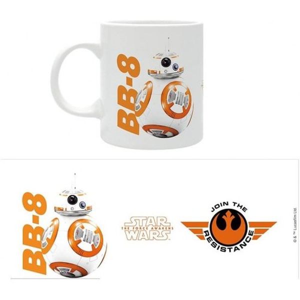  «Чашка Star Wars BB8 Resistance (ABYMUG225_2)», бренда Abysse - фото №1