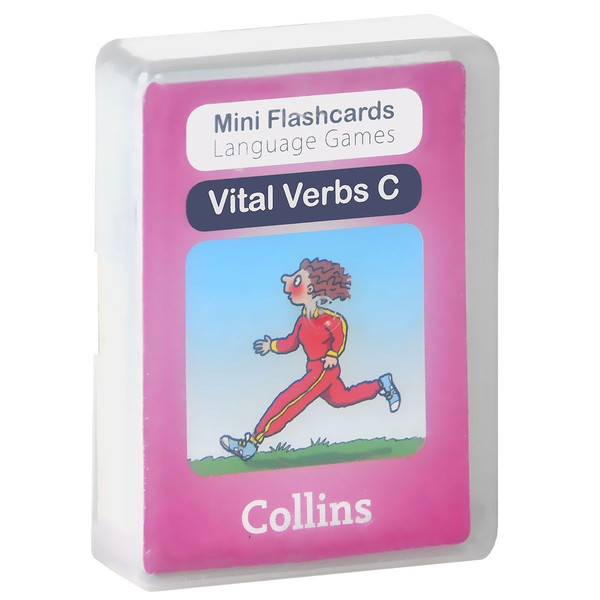 Бумажная книга «Mini Flashcards Language Games Vital Verbs Kit (Teacher’s Book+3 packs of cards+poster+3 dice)», автор Сьюзен Томас - фото №1