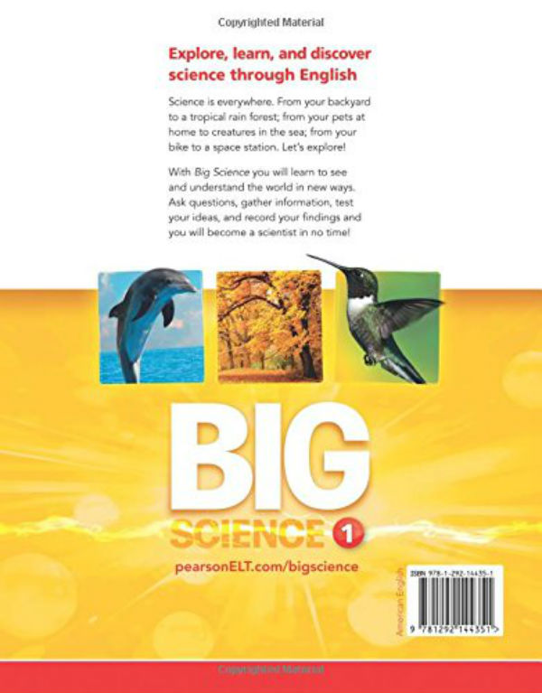 Паперова книга «Big Science 1 Student's Book» - фото №1