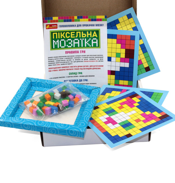  «Головоломка для прокачки мозку Ranok-Creative Піксельна мозаїка (10117009У)», бренда Ranok-Creative - фото №1