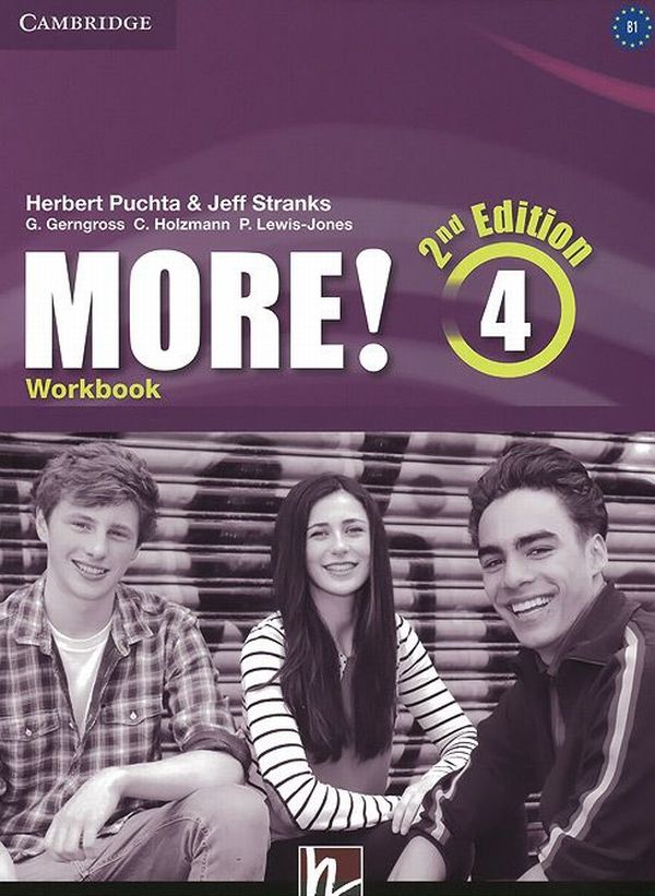 [object Object] «More! Level 4. Workbook», авторів Гюнтер Гернгросс, Пітер Льюїс-Джонс, Крістіан Хольцманн, Герберт Пухта, Джефф Стренкс - фото №1