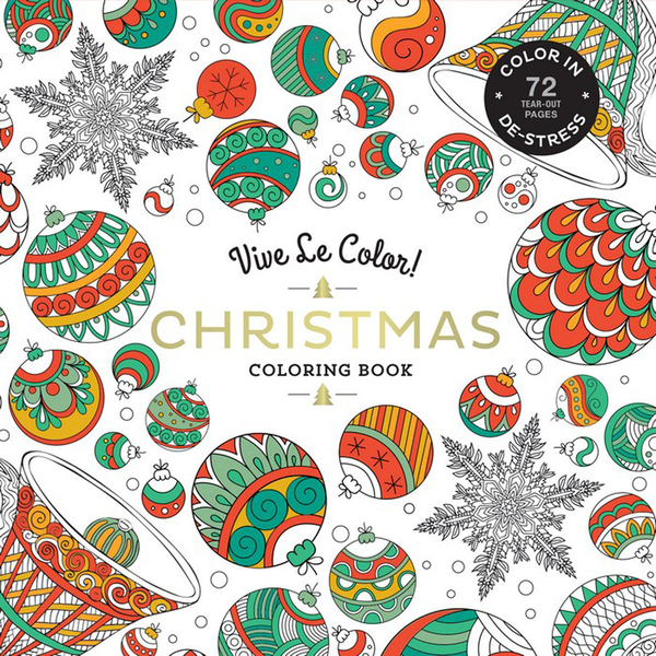 Бумажная книга «Vive Le Color! Christmas (Adult Coloring Book)» - фото №1