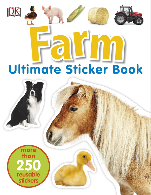 Бумажная книга «Farm Ultimate Sticker Book» - фото №1