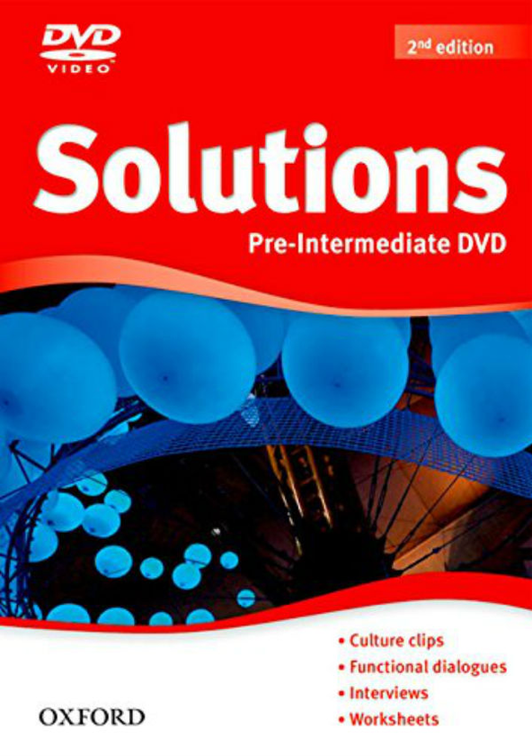 Паперова книга «Solutions Pre-Intermediate DVD-ROM», авторів Тім Фалья, Пол А. Девіс - фото №1