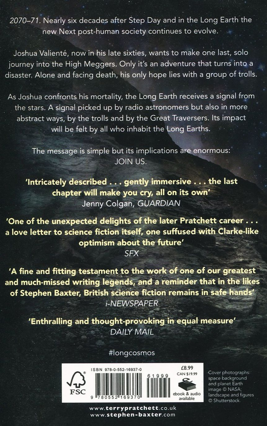Бумажная книга «The Long Cosmos», авторов Терри Пратчетт, Стивен Бакстер - фото №1