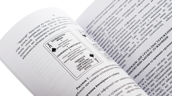 Паперова книга «Дії групи спостереження за суїцидальною поведінкою військовослужбовців» - фото №1