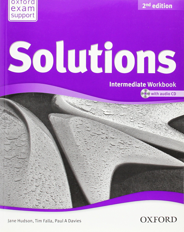 [object Object] «Solutions 2nd Edition Intermediate: Workbook and Audio CD Pack», авторів Джейн Хадсон, Тім Фалья, Пол А. Девіс - фото №1