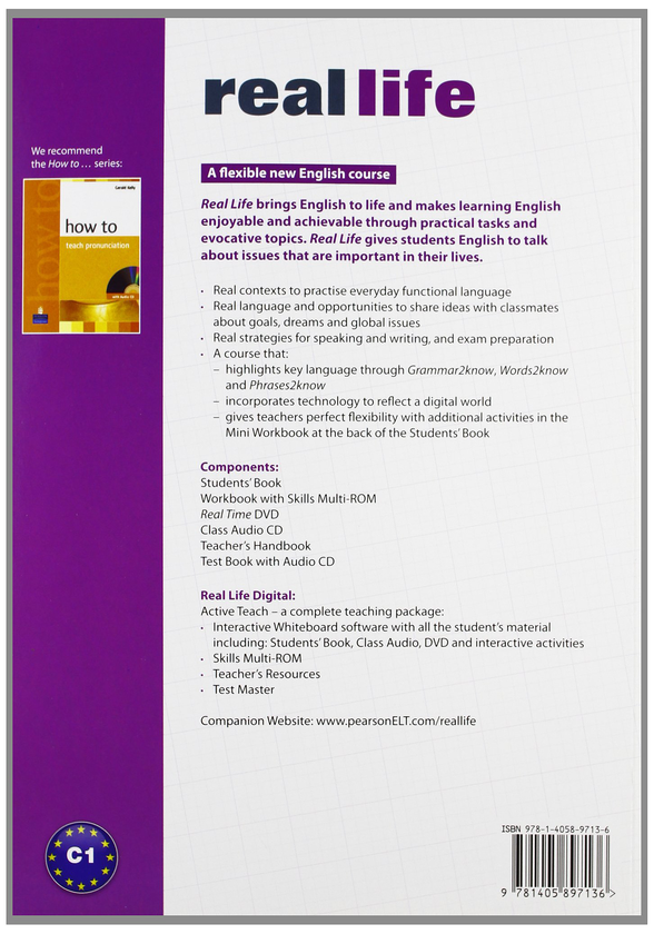 Паперова книга «Real Life Advanced Teacher's Handbook», автор Джилл Холлі - фото №1
