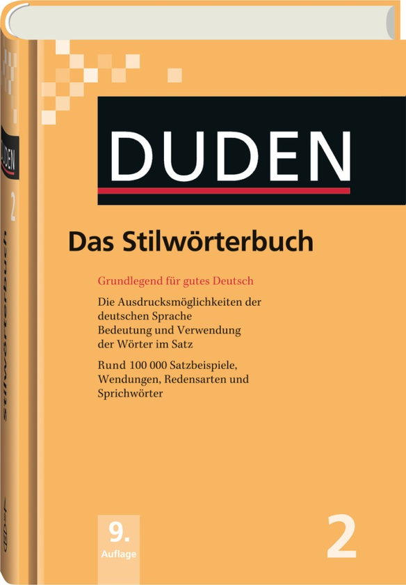 Бумажная книга «Duden 2, Das Stilworterbuch» - фото №1