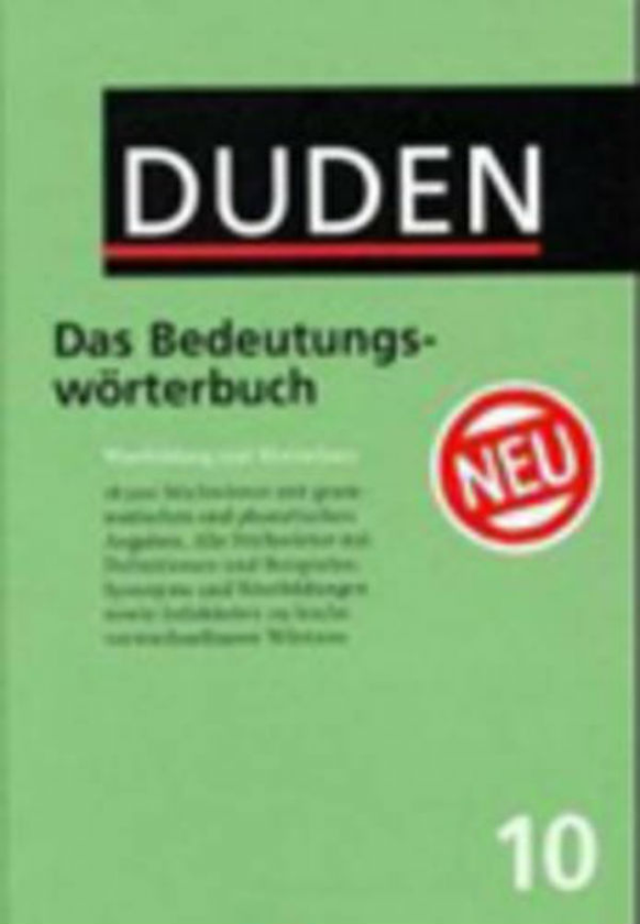 Паперова книга «Der Duden in 12 Banden. 10 - Das Bedeutungsworterbuch», авторів Аня Конопка, Крістіан Белл, Катрін Кункель-Разум - фото №1