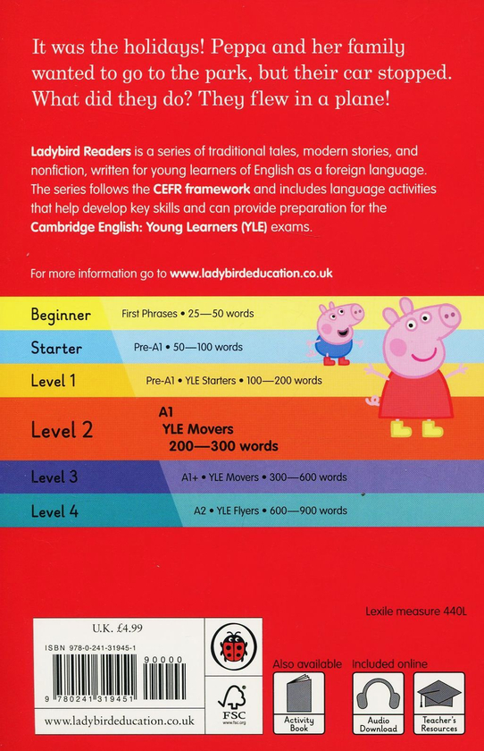 [object Object] «Peppa Pig. In a Plane – Ladybird Readers Level 2» - фото №2 - миниатюра