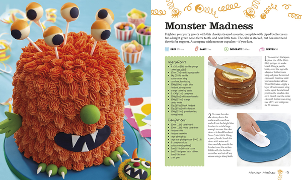 Бумажная книга «Kids' Birthday Cakes: Step by Step», автор Карен Суливан - фото №1