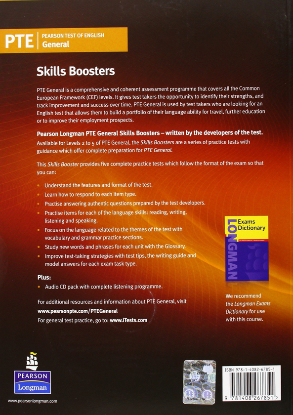 [object Object] «Pearson Test of English (PTE) General Skills Booster Level 5 Student's Book», авторов Стив Бакстер, Джон Мерфи - фото №2 - миниатюра