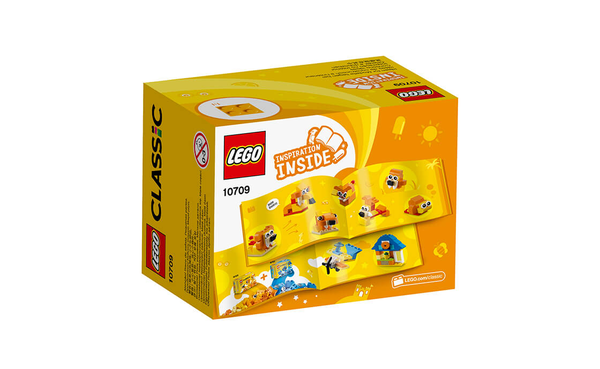  «Конструктор LEGO Classic Помаранчева творча коробка 60 деталей (10709)», бренду LEGO - фото №1