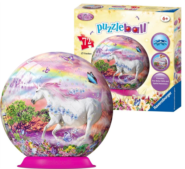  «Пазл 3D Ravensburger Єдиноріг 72 елементи (12129)», бренду Ravensburger - фото №1