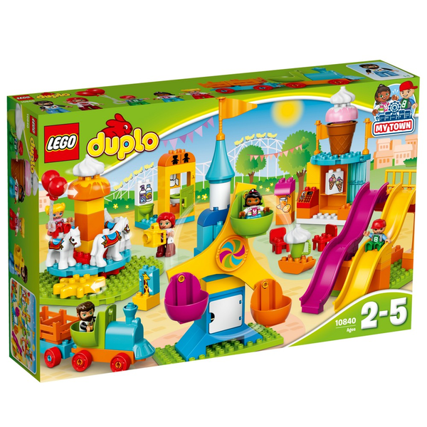 «Конструктор LEGO DUPLO Большой парк аттракционов (10840)», бренда LEGO - фото №1