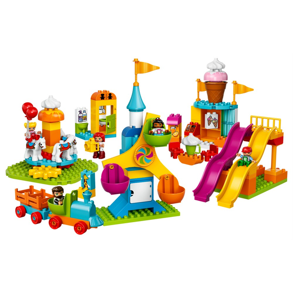 «Конструктор LEGO DUPLO Большой парк аттракционов (10840)», бренда LEGO - фото №1