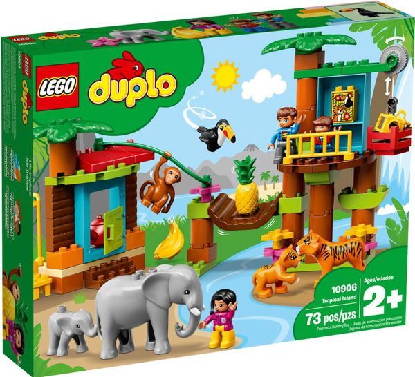  «Конструктор LEGO DUPLO Тропический остров 73 детали (10906)», бренда LEGO - фото №1