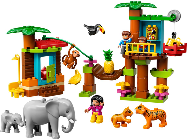  «Конструктор LEGO DUPLO Тропический остров 73 детали (10906)», бренда LEGO - фото №1