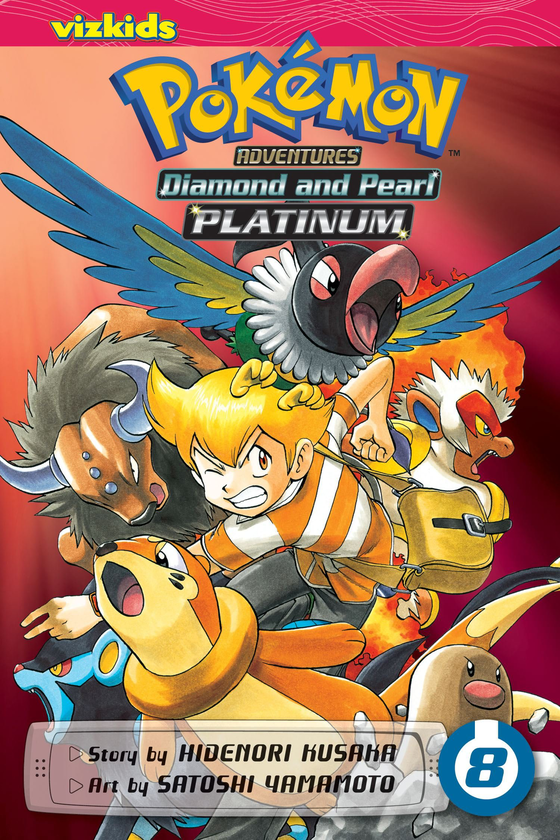 Бумажная книга «Pokemon Adventures. Diamond & Pearl/Platinum. Volume 8», автор Хидэнори Кусака - фото №1