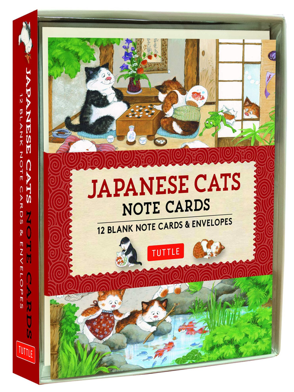 Паперова книга «Japanese Cats Note Cards» - фото №1