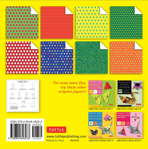 Бумажная книга «Origami Paper. Polka Dots. 96 Sheets» - фото №1