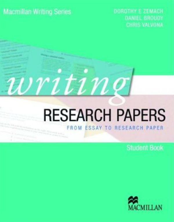 Бумажная книга «Macmillan Writing Series-Writing Research Papers Student's Book», авторов Дороти Земах, Крис Вальвона - фото №1