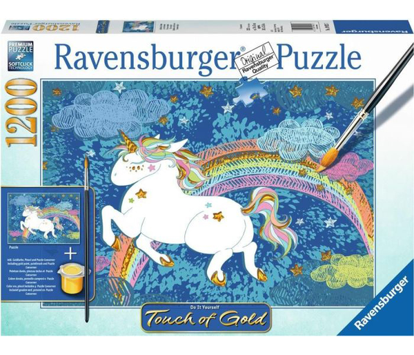  «Пазл Ravensburger Единорог и радуга 1200 элементов (RSV-199327)», бренда Ravensburger - фото №1