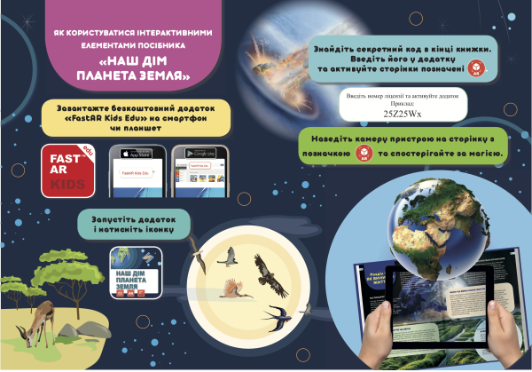 [object Object] «3D книга Наша Планета Земля», авторів Ольга Казанська, Марія Ласійчук - фото №3 - мініатюра