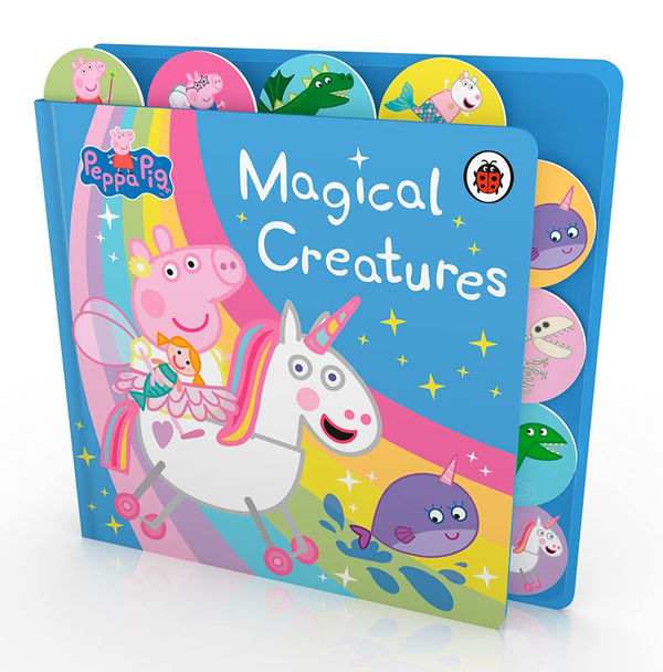 Бумажная книга «Peppa Pig. Magical Creatures Tabbed Board Book» - фото №1