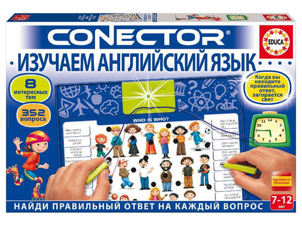  «Настольная игра Educa Викторина Изучаем английский язык (EDU-17492)», бренда Educa - фото №1
