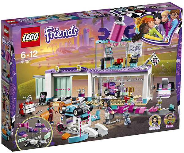  «Конструктор LEGO Friends Майстерня по тюнінгу автомобілів 413 деталей (41351)», бренду LEGO - фото №1